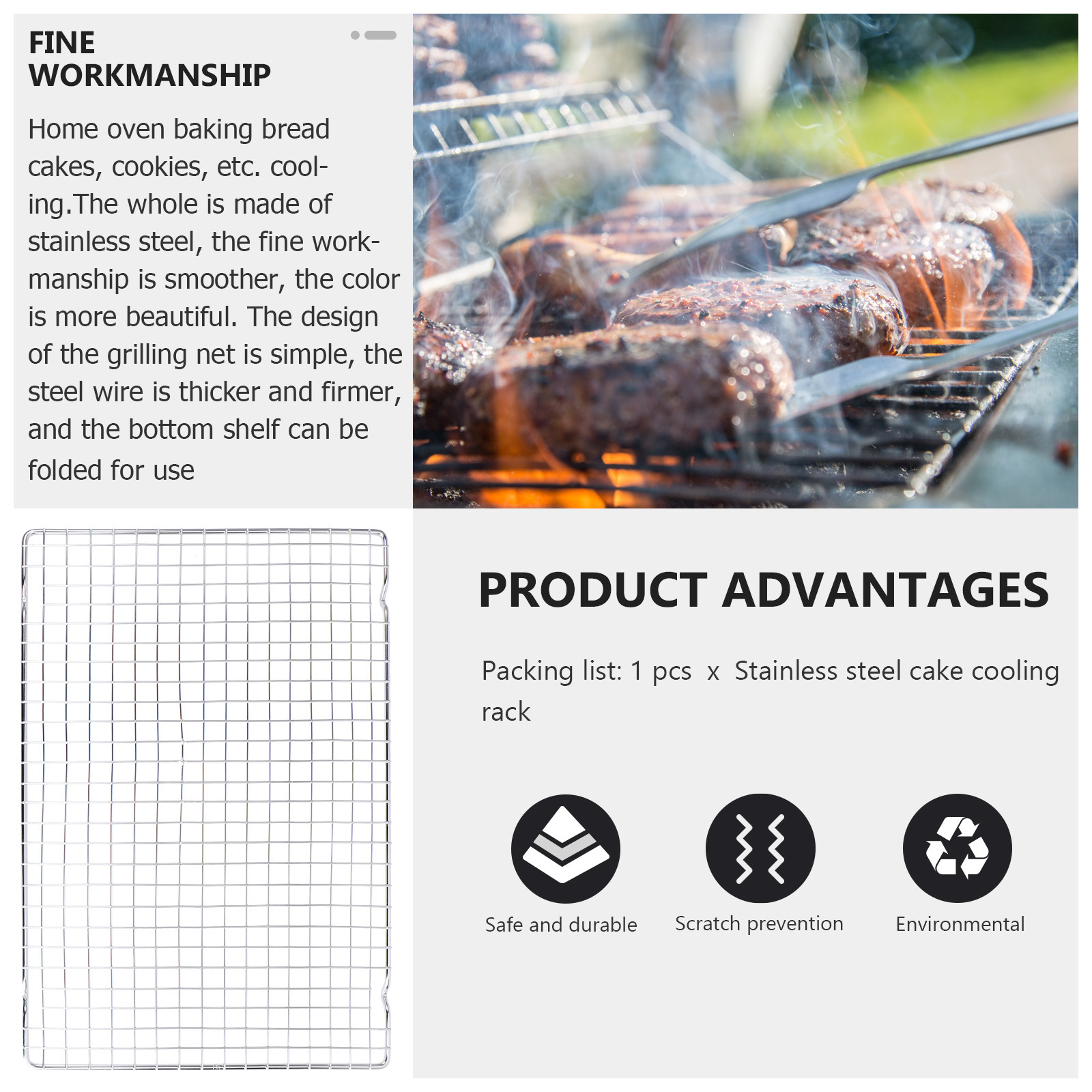Kitchen Baking Rack - 1 шт. решетка для охлаждения выпечки,