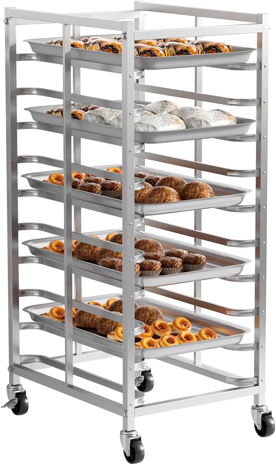 Kitchen Baking Cart - Коммерческая тележка для выпечки из нержавеющей