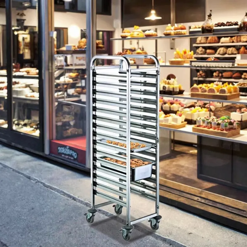 Kitchen Baking Cart - Тележка для перевозки противней из нержавеющей