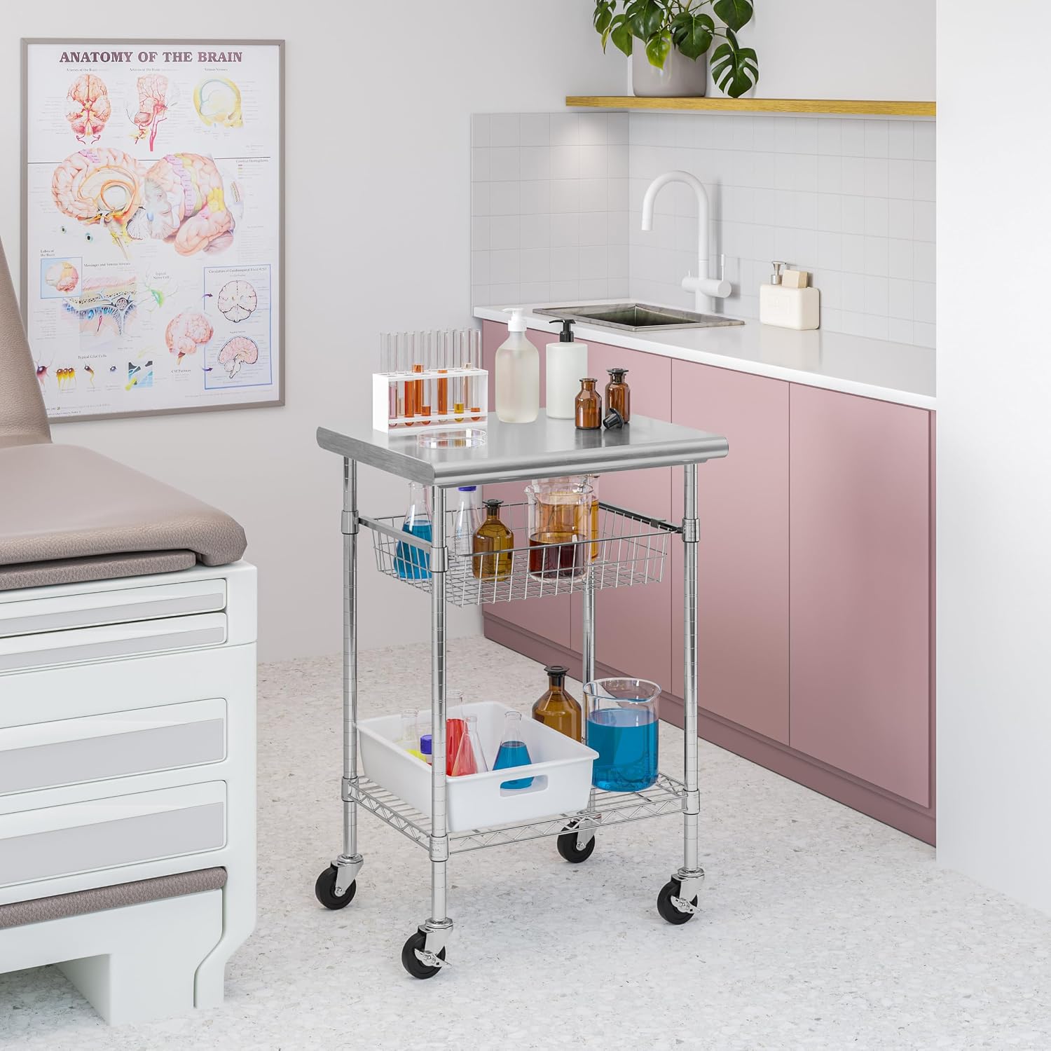 Коммерческий стол-тележка из н – обзор и цена Kitchen Baking Cart