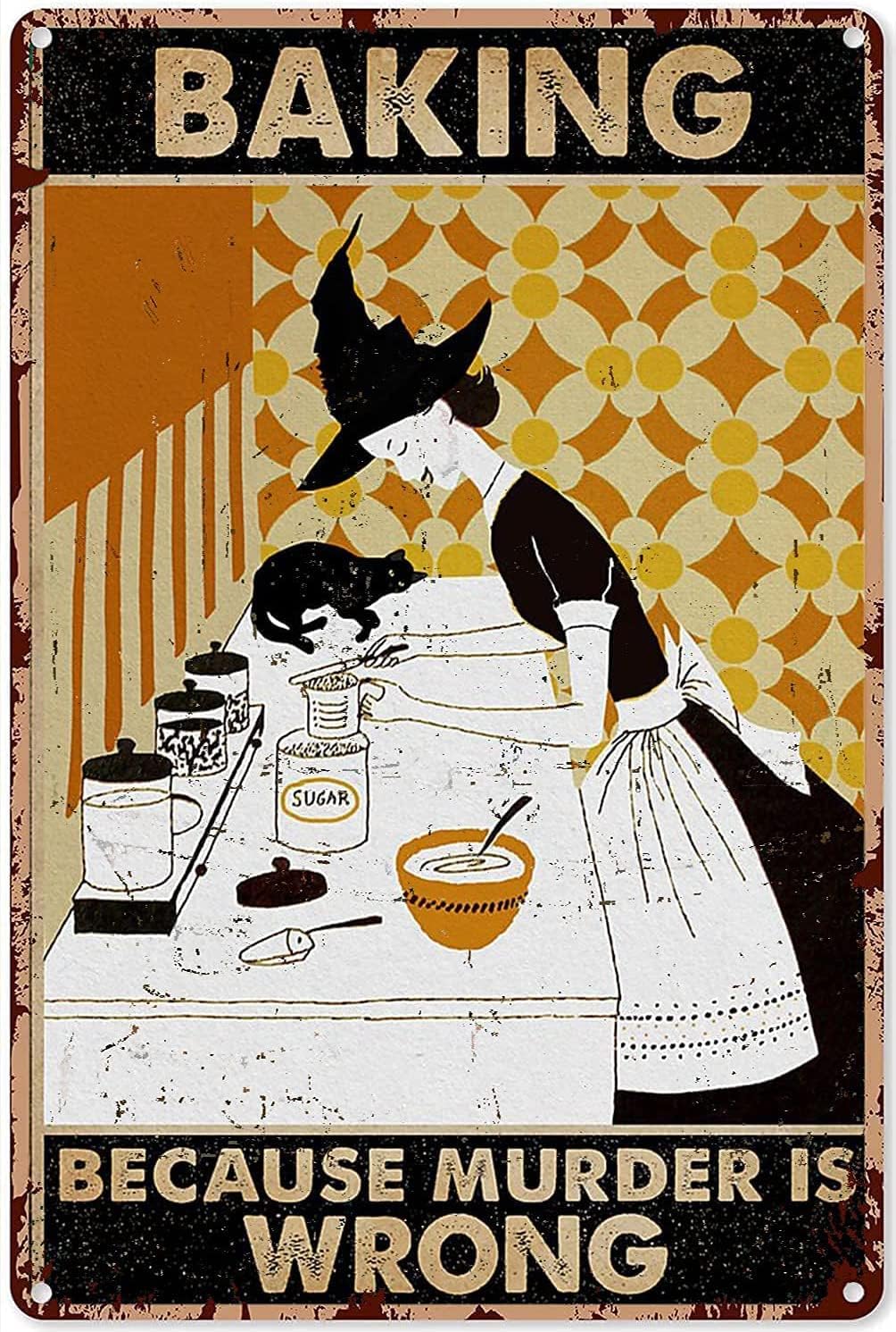 Винтажная металлическая жестян – обзор и цена Kitchen Witch Baking